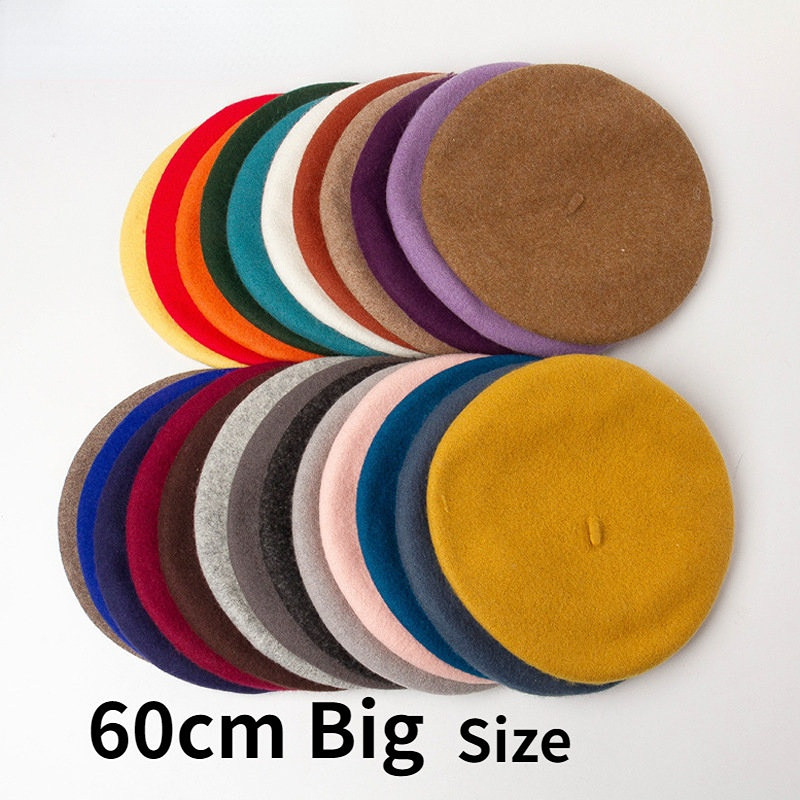 Big Head Wool Beret Women Men  - Beret French Wool reseña y precio