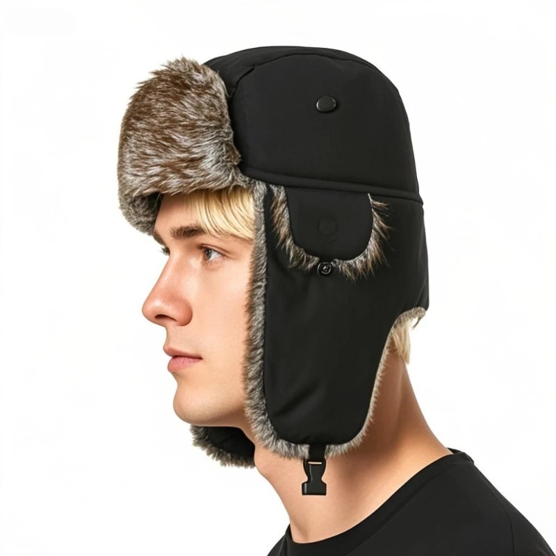 Winter Russian Ushanka Hat Men - Winter Trapper Hat reseña y precio