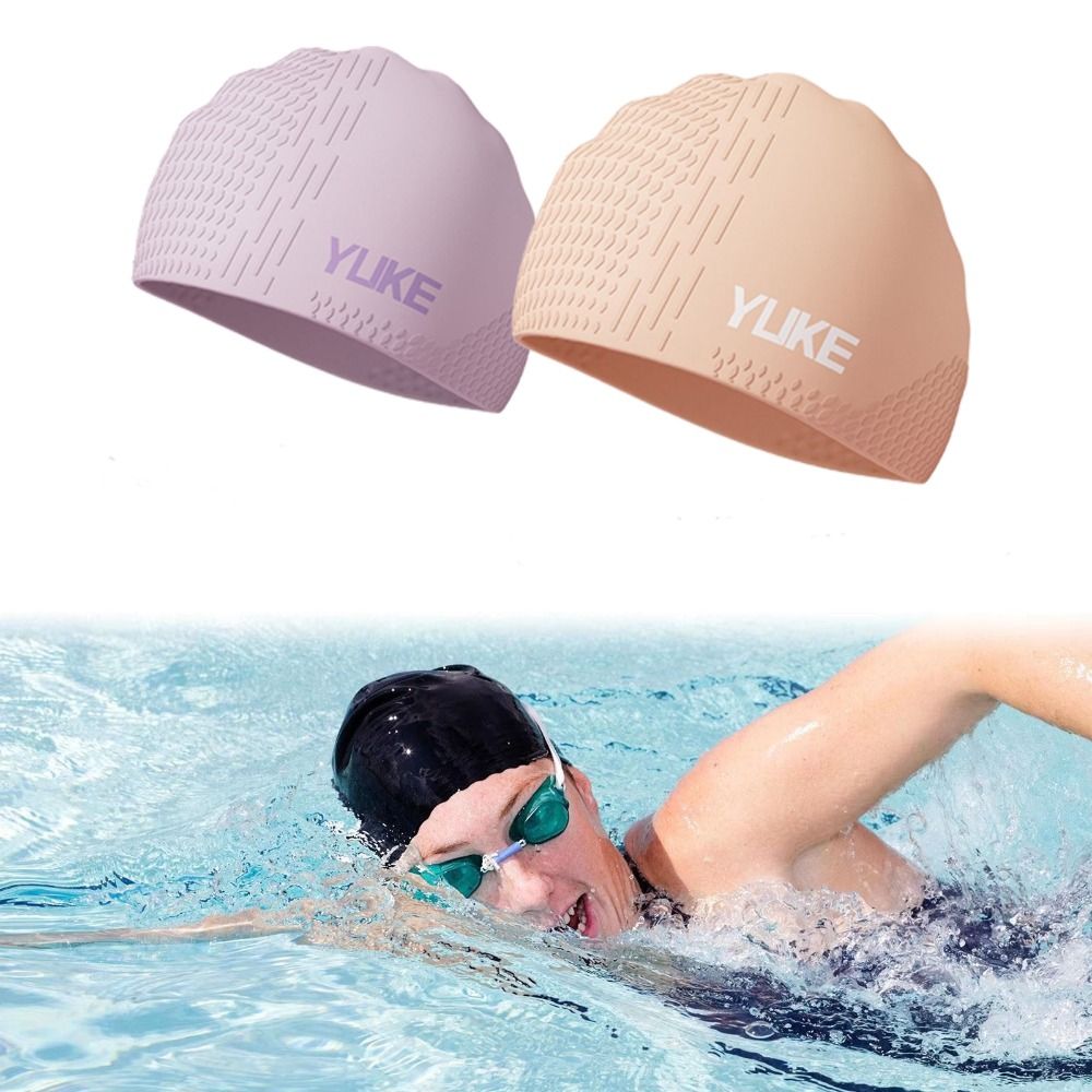 Solid Color Swimming Hat Elast - Swim Hat Silicone reseña y precio