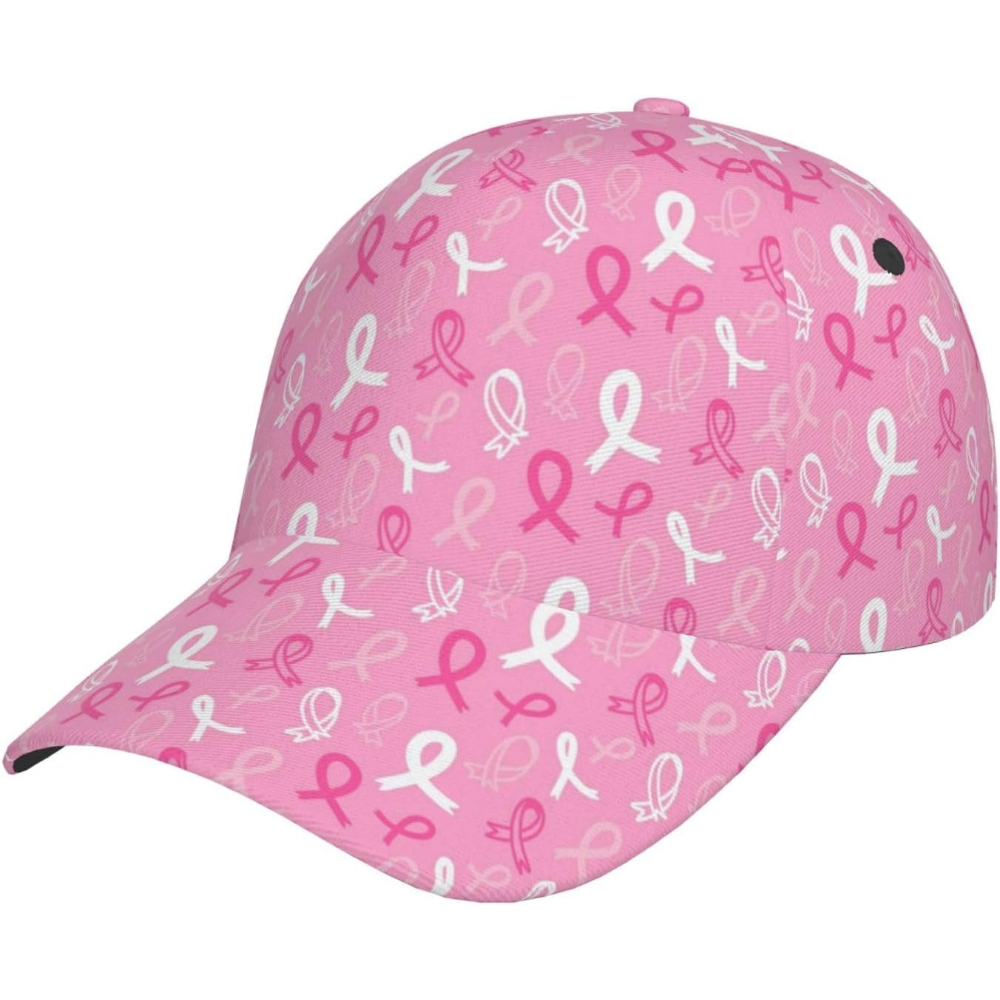 Pink and White Ribbon Bow Prin - Golf Cap Dad reseña y precio