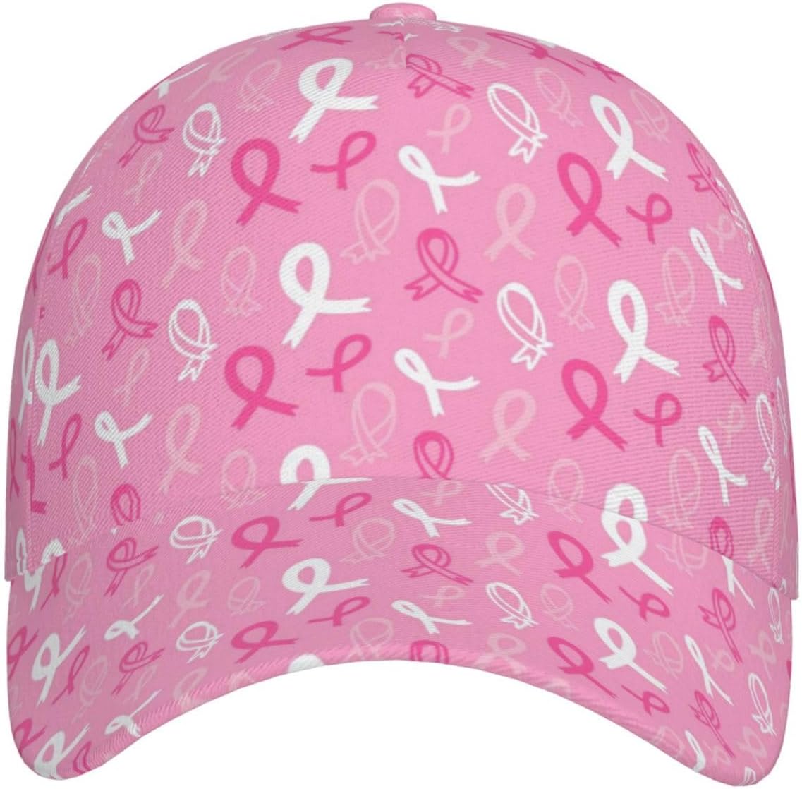 Pink and White Ribbon Bow Prin - Golf Cap Dad reseña y precio