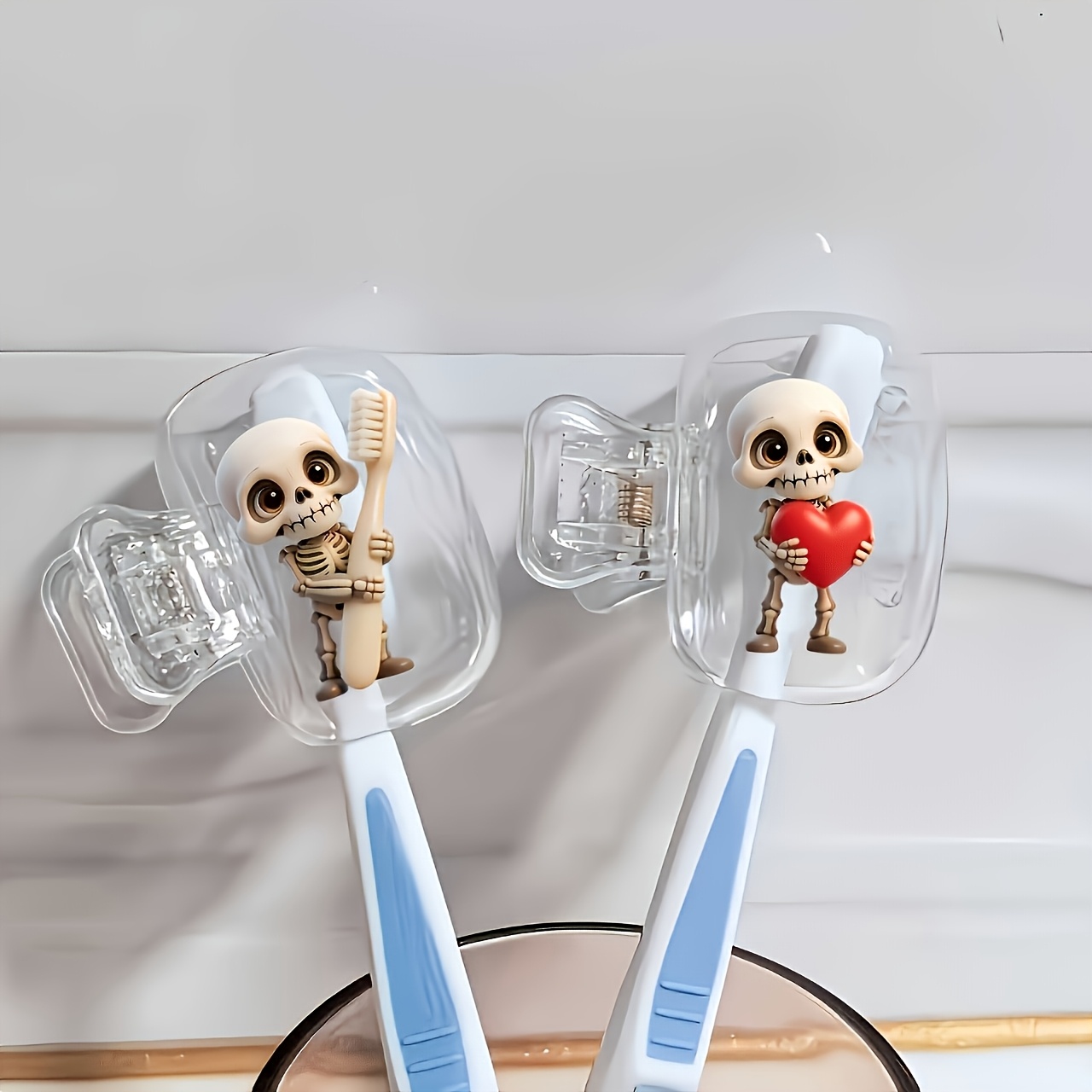 2pcs Skull Portable Toothbrush - Skull Cap Helmet Liner reseña y precio