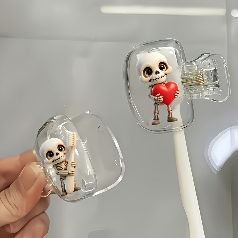 2pcs Skull Portable Toothbrush - Skull Cap Helmet Liner reseña y precio