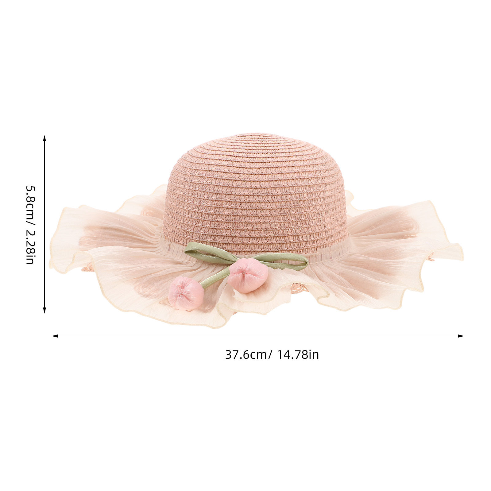 Straw Sun Hat Girls Wide Brim  - Sun Hat Wide Brim reseña y precio