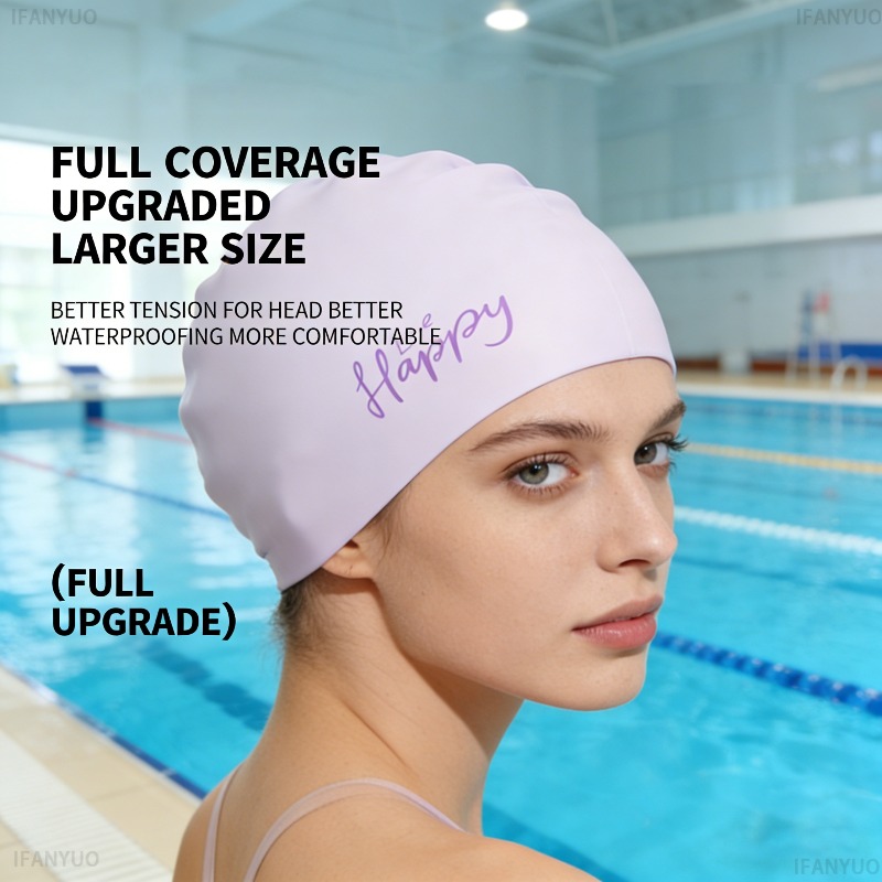 Women Silicone Swimming Cap Ex - Swim Hat Silicone reseña y precio
