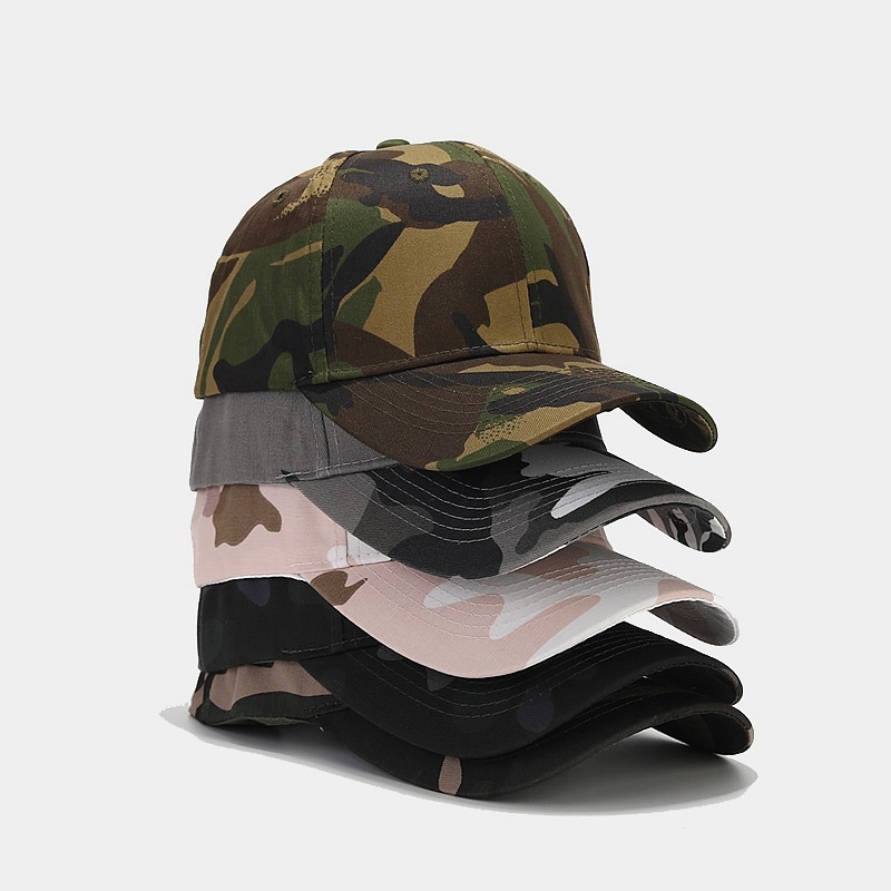 Woodland Camouflage Baseball C - Dad Hat Cotton reseña y precio