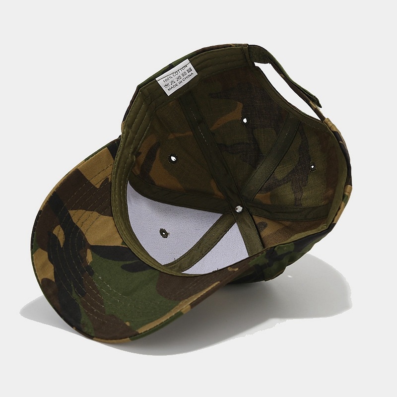 Woodland Camouflage Baseball C - Dad Hat Cotton reseña y precio