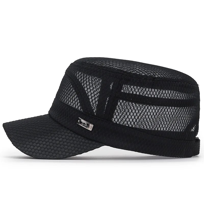 New Iron Label Full Net Breath - Snapback Hat Flat reseña y precio
