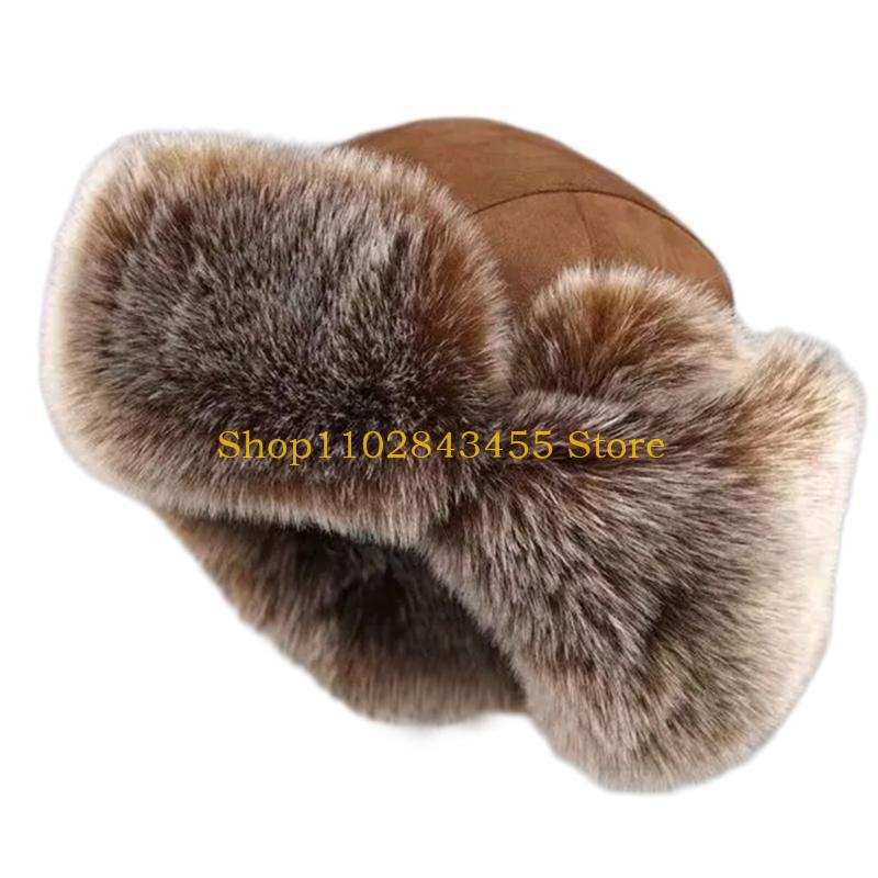 49MC Furry Lined Trapper Hat w - Trapper Hat Ear Flap reseña y precio