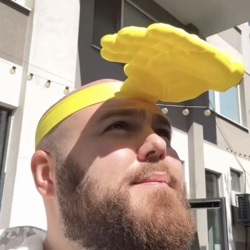 1/3Pcs Novelty 3D Palm Hand Sh - Visor Sun Hat reseña y precio
